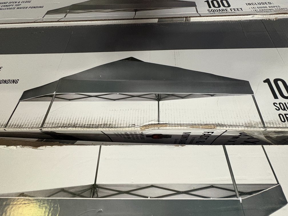 Everbilt 10' X 10' Gray Instant Canopy
