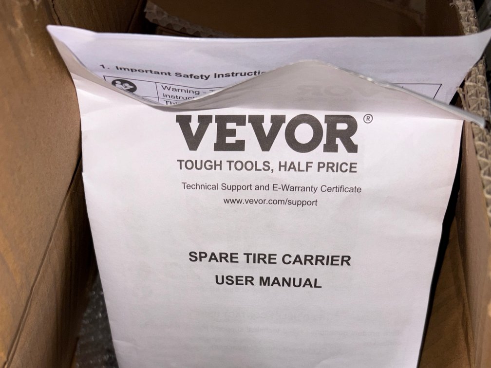 VEVOR Spare Tire Carrier