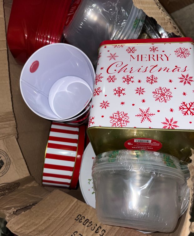 Holiday Tins and Storage Containers