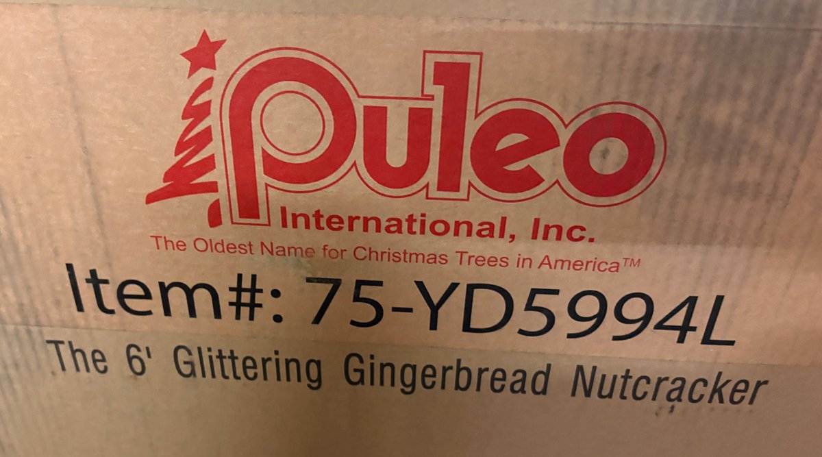 Puleo 6' Gingerbread Nutcracker