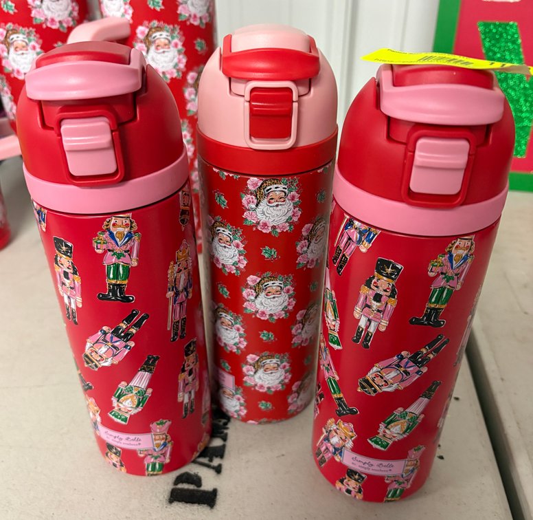 (3) Santa Claus Tumblers