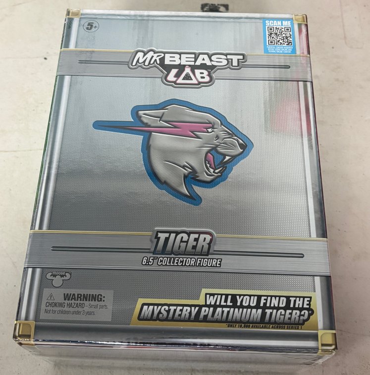 MrBeast Lab Tiger Collector Figure