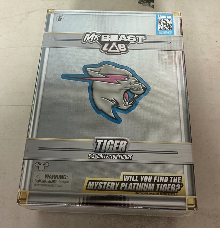 MrBeast Lab Tiger Collector Figure