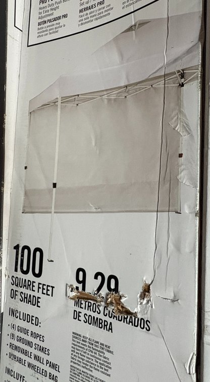 Everbilt 10' X 10' White Commercial Grade Canopy