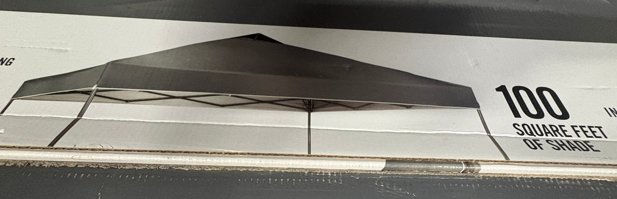 Everbilt 10' X 10' Gray Instant Canopy