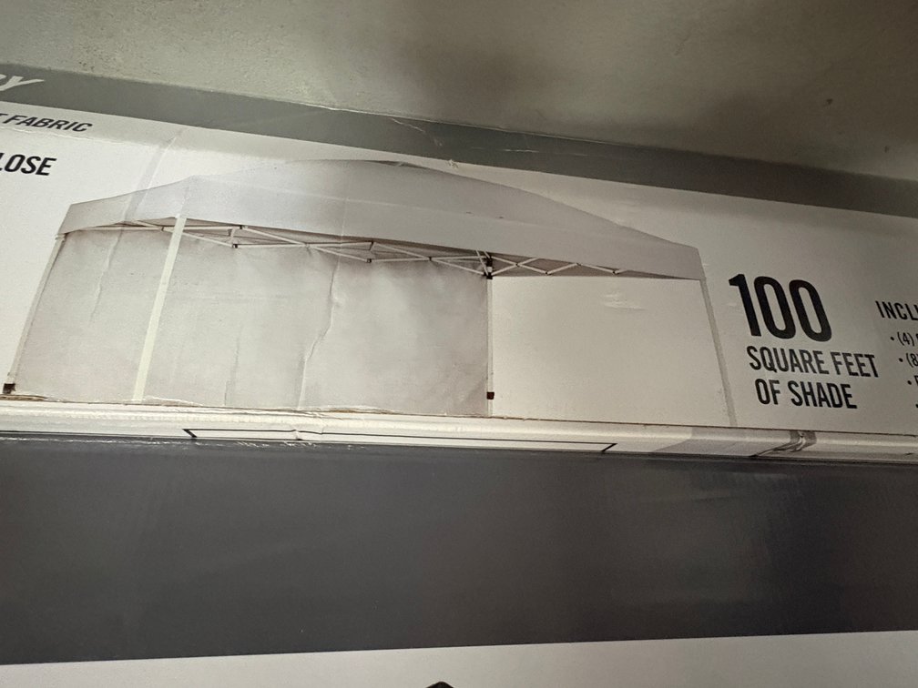 Everbilt 10' X 10' White Commercial Grade Canopy