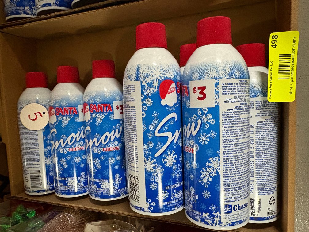 Snow Spray Cans