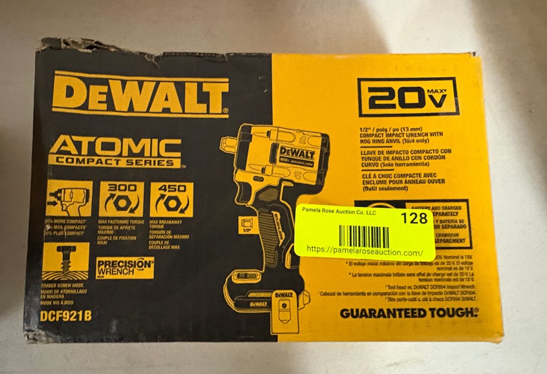 DeWalt 20V Max 1/2" Impact Wrench