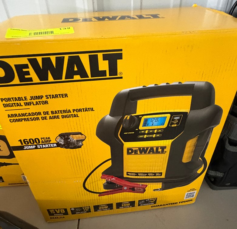 DeWalt Jump Starter and Inflator