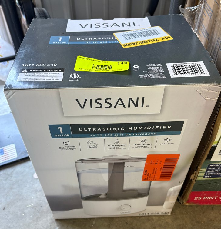 Vissani Ultrasonic Humidifier