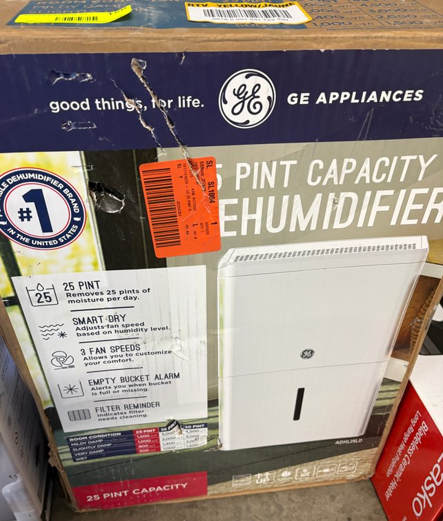 GE Appliances 25 Pint Dehumidifier