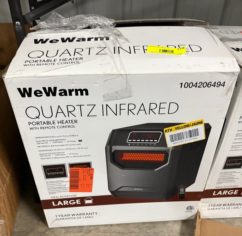 WeWarm Quartz Infrared Heater