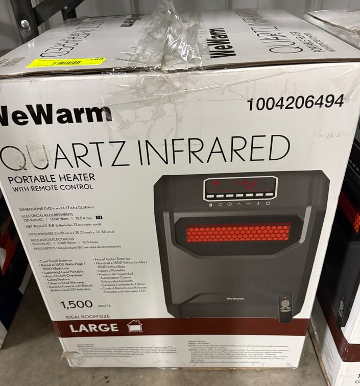 WeWarm Quartz Infrared Portable Heater