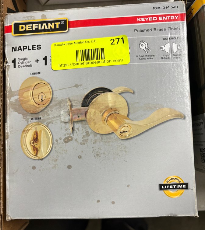 Defiant Naples Entry Lever & Deadbolt