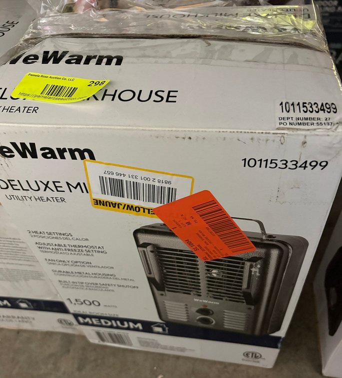 WeWarm Deluxe Milkhouse Utility Heater