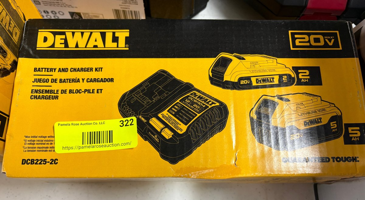 DeWalt 20V Battery and Charger Kit