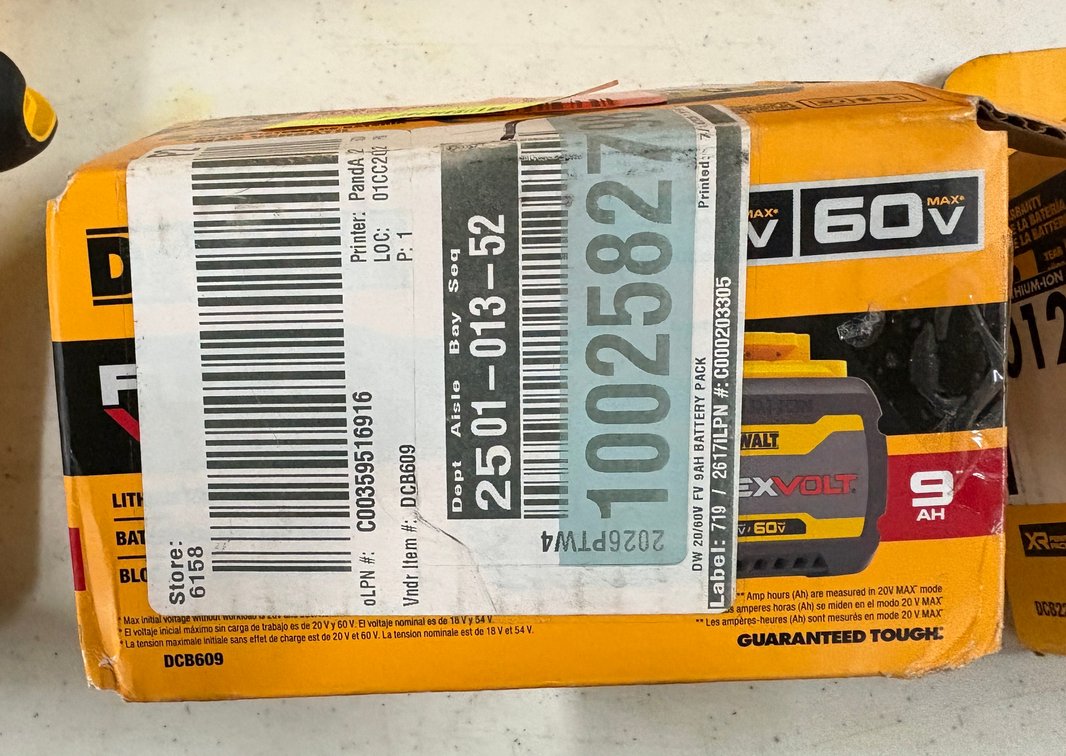 DeWalt FLEXVOLT 9Ah Battery