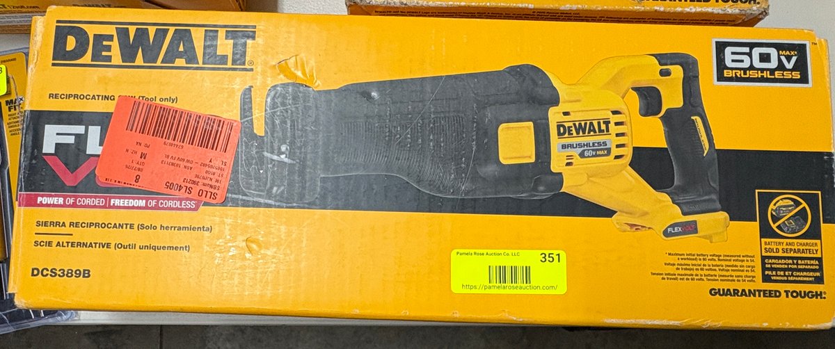 DeWalt 60V MAX Reciprocating Saw