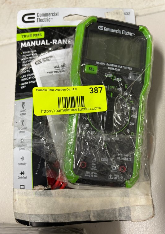 Commercial Electric Digital Multimeter