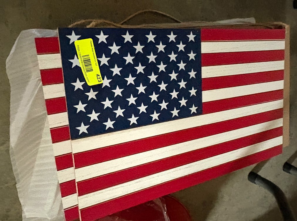 American Flag Wall Signs