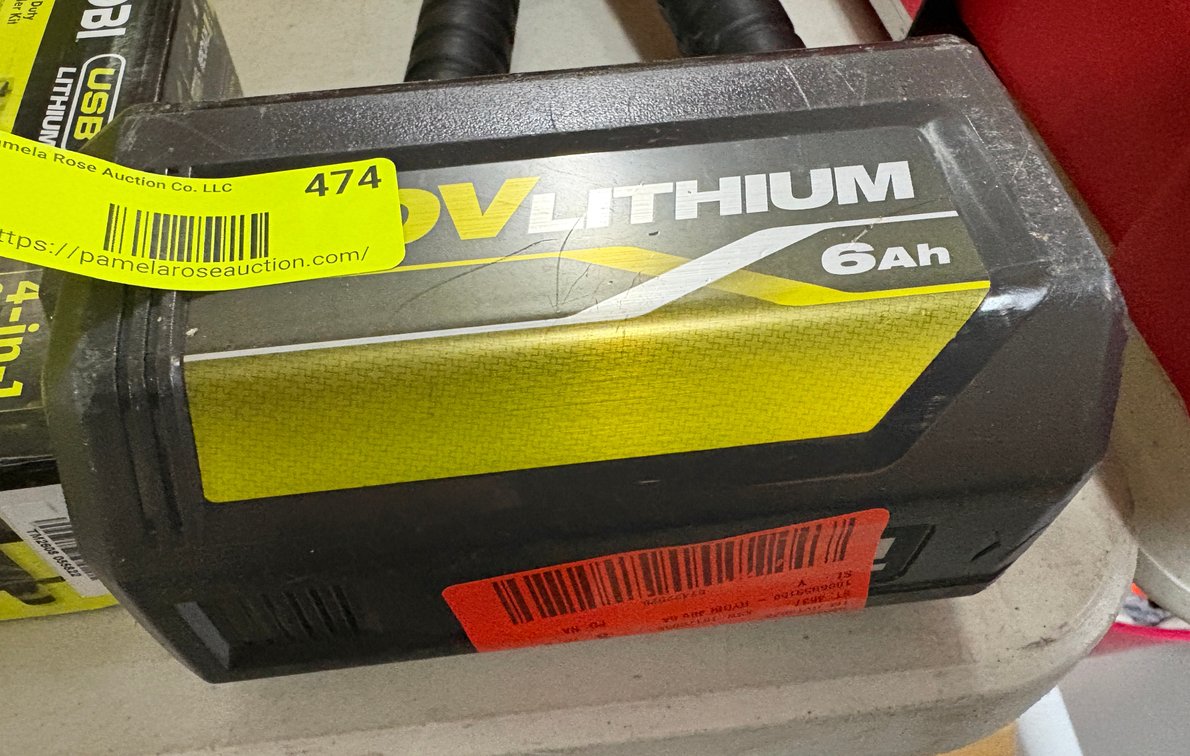 40V Lithium Battery Pack, 6Ah