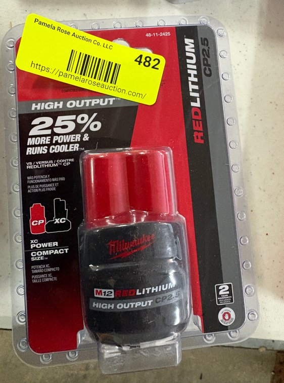 Milwaukee M12 REDLITHIUM CP2.5 Battery