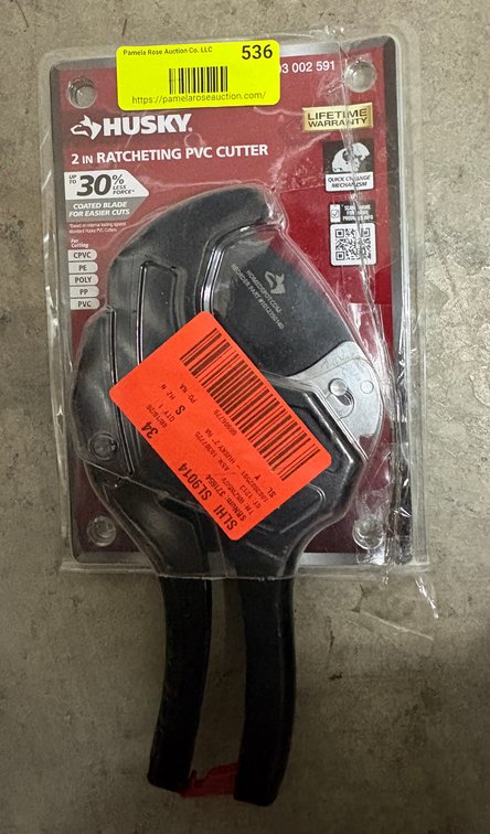 Husky 2 In. Ratcheting PVC Cutter
