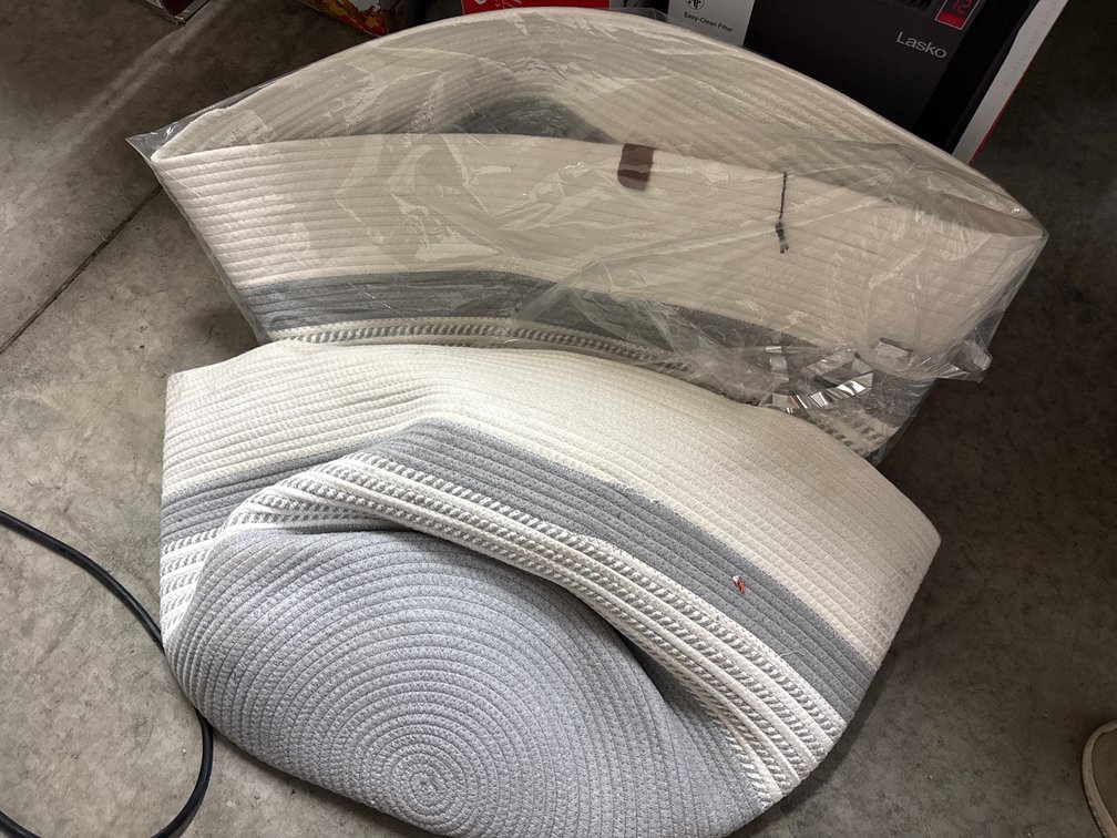 Cotton Braided Rope Baskets