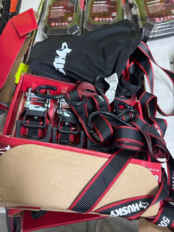 Ratchet Tie-Down Straps and Tool