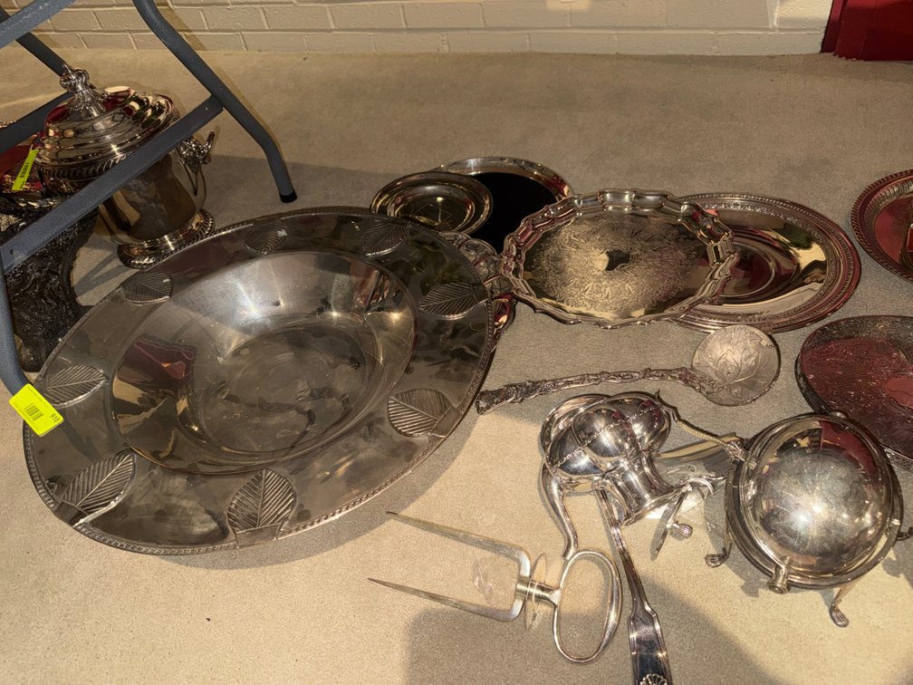 Zone 1-B- Silverplated Tableware & Hollowware