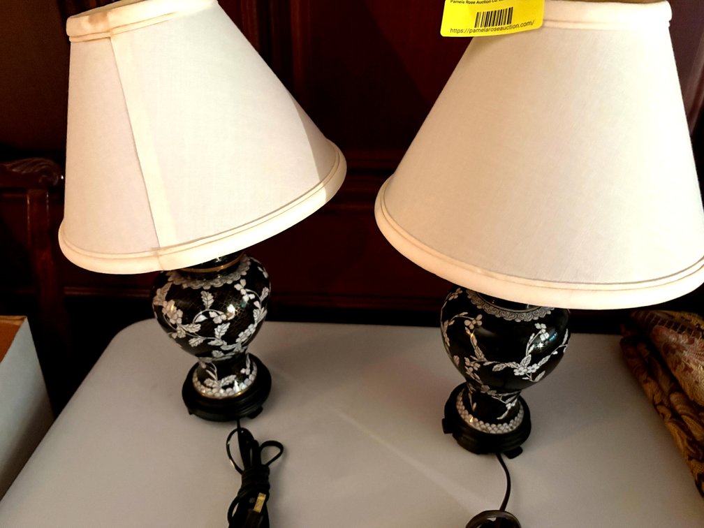 Zone 1-E- Cloisonne Table Lamps