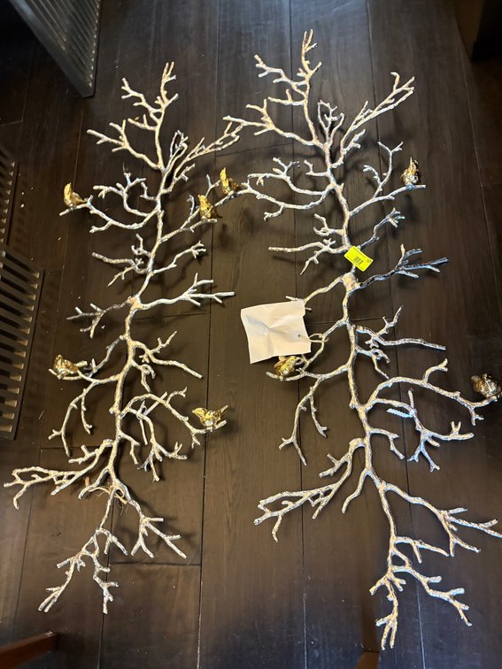 Zone 3-CUP- Pair of Branch Wall Sculptures