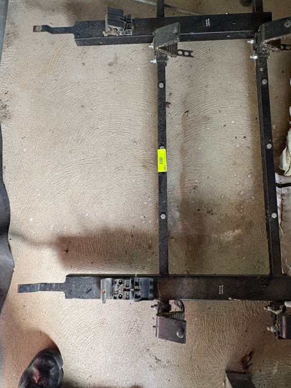 Zone 3-O- Black Metal Rack Frame