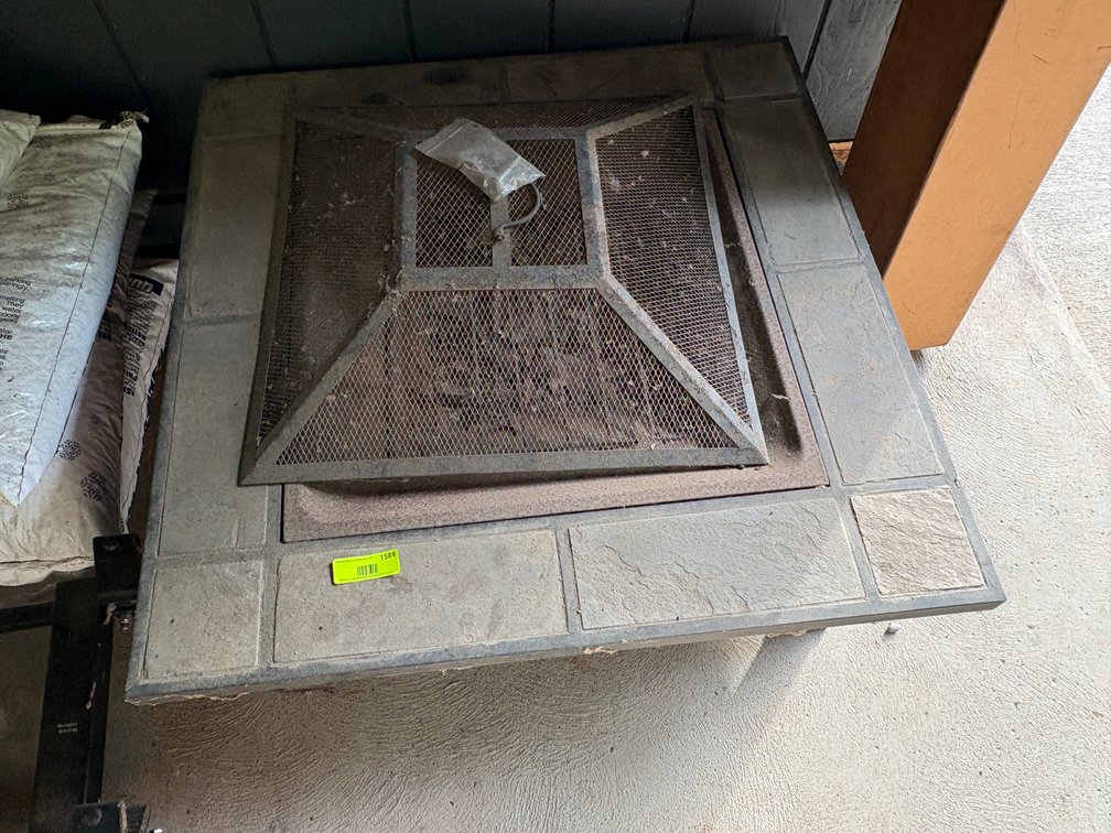 Zone 3-O- Square Tile-Top Fire Pit