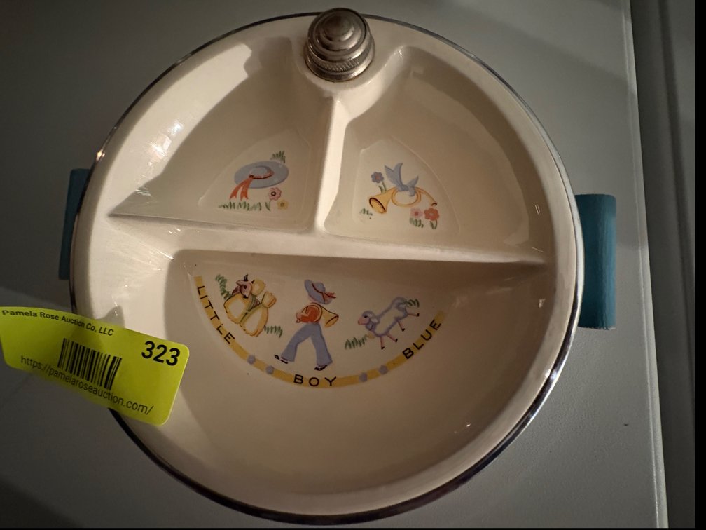 Zone 1-E- Little Boy Blue Baby Warming Dish