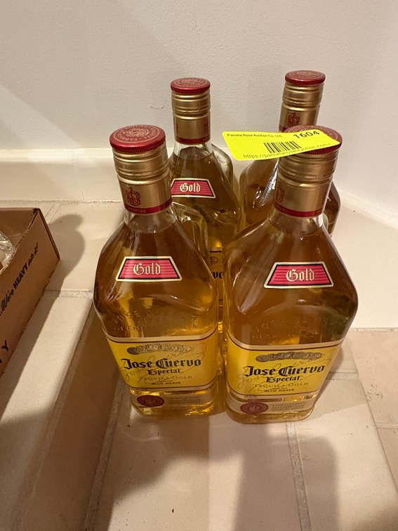 Zone 1-B- (4) Jose Cuervo Especial Gold Tequila Unopened