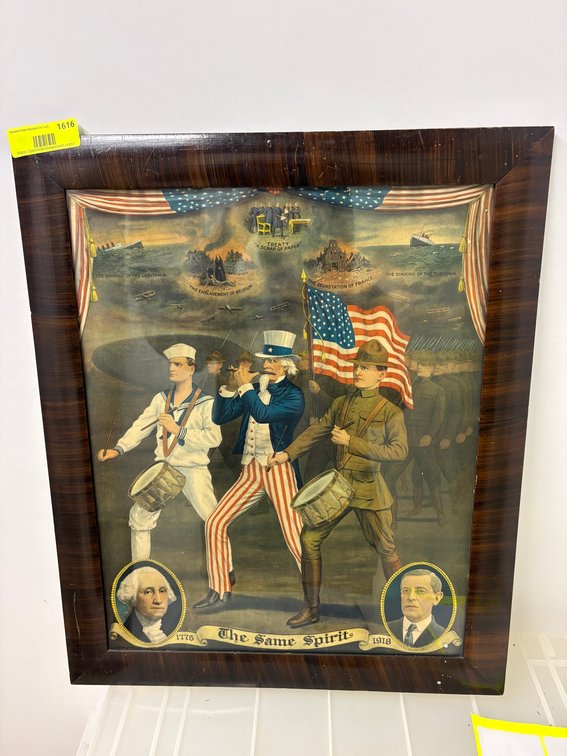 Zone 1-BB- Framed WW! ‘The Same Spirit’ Print