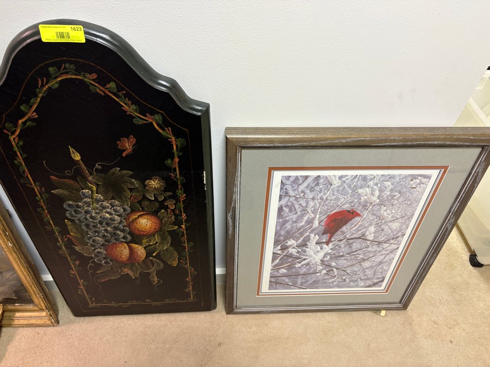 Zone 1-BB- Framed Artwork and Painted Panel