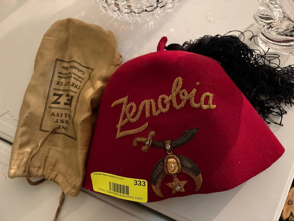 Zone 1-E- The Lilley Co. Zenobia Shriners Fez