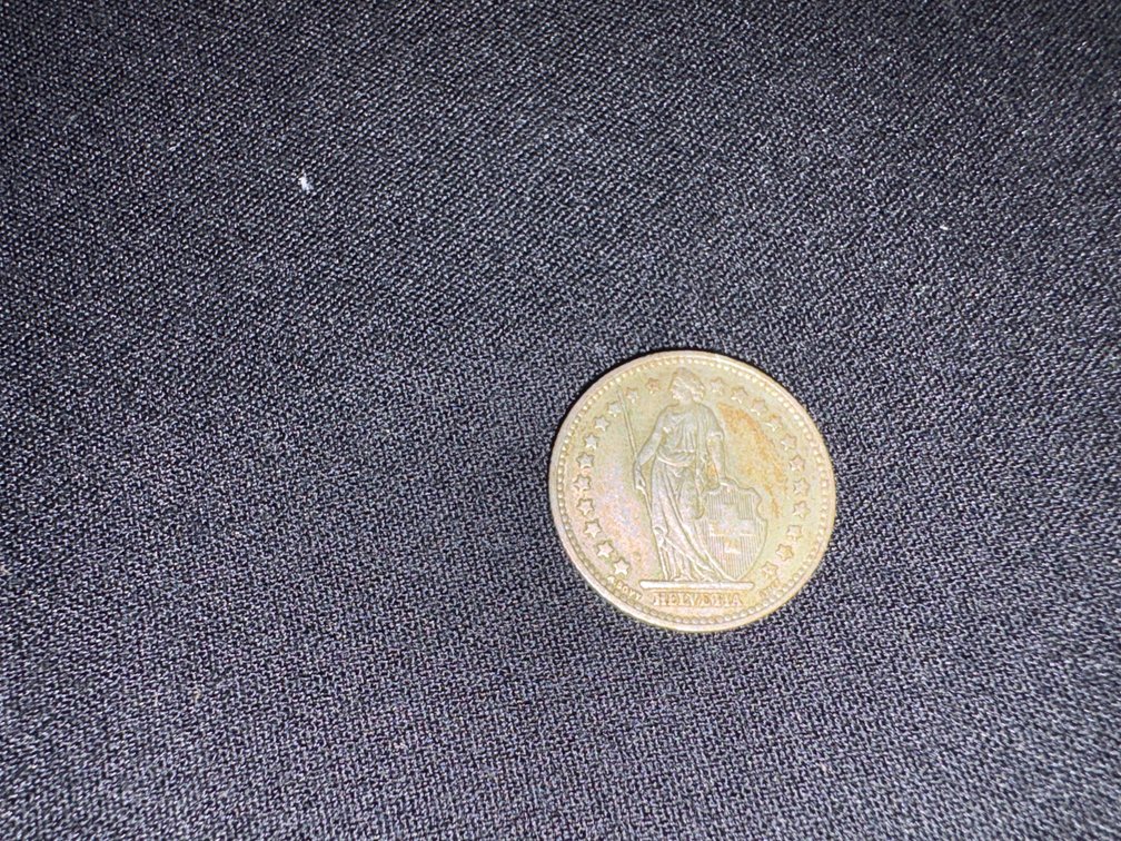 Zone 1-C- 1956 Swiss 1 Franc Coin Silver