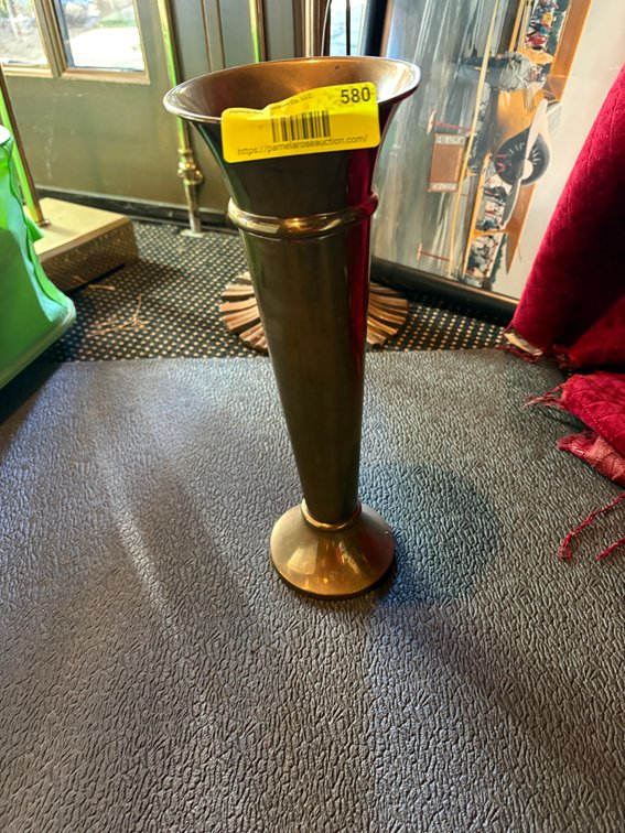 Zone 1-BE- Brass Trumpet Vase