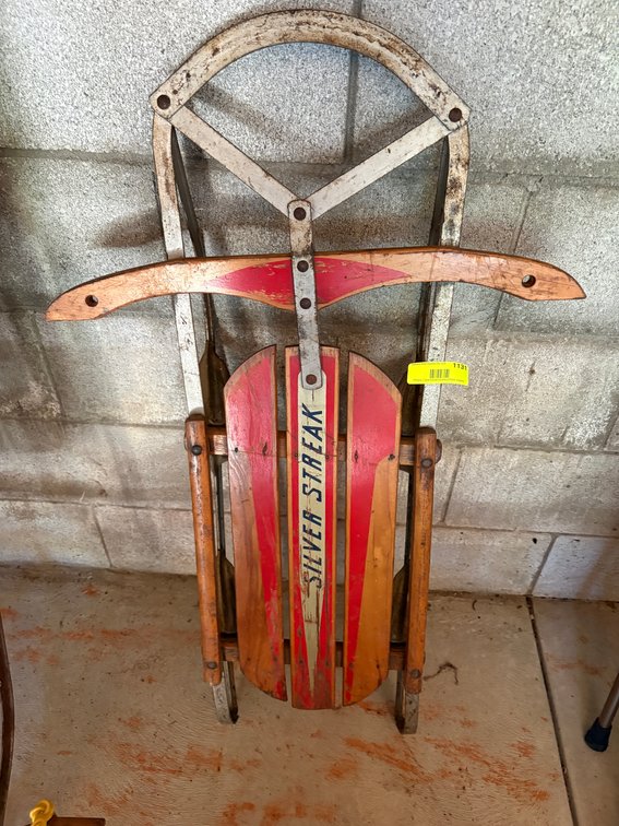 Zone 2-G- Wood Silver Streak Sled