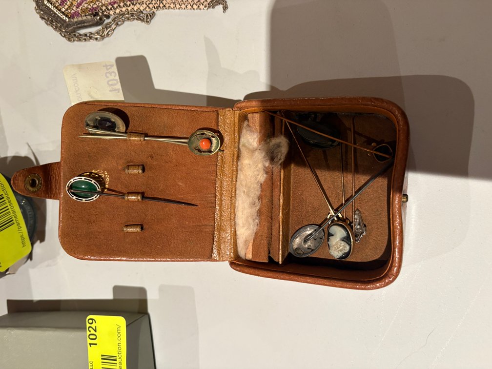 Zone 1-B- Women’s Hat Pins with Leather Case