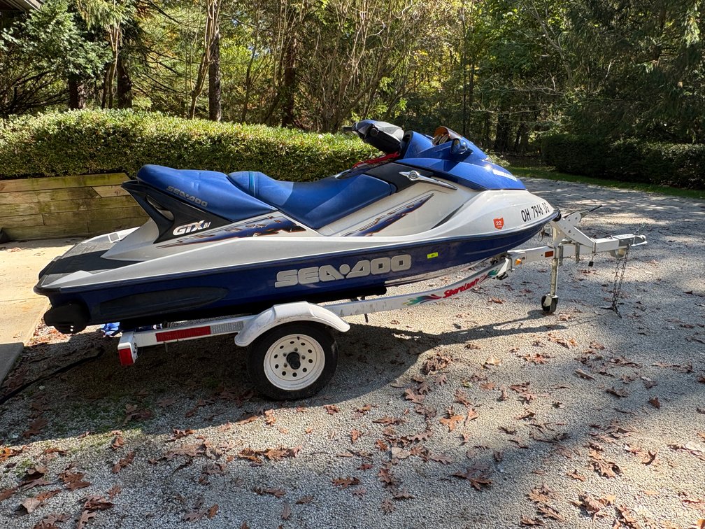Zone 3-O- 2002 Sea-Doo Jet Ski With 1997 Shore Land'R Trailer