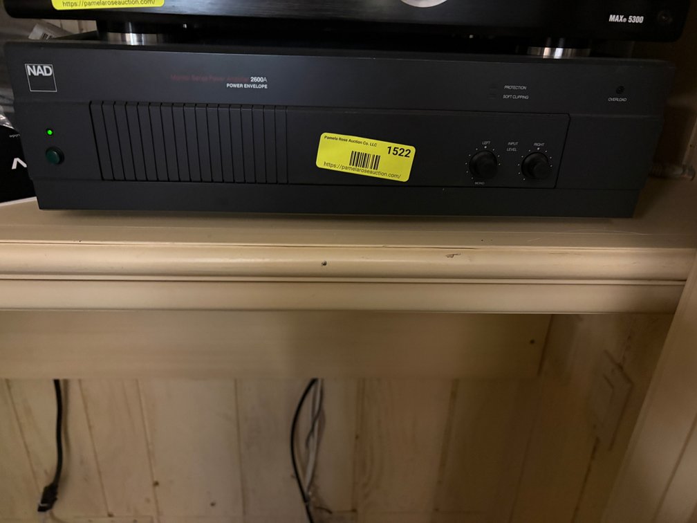 Zone 3-CUP- NAD Amplifier 2600A