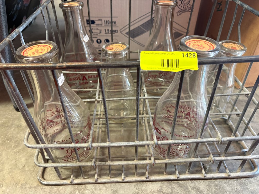 Zone 3-CG- Milk Bottle With Original Seal & Metal Carrier