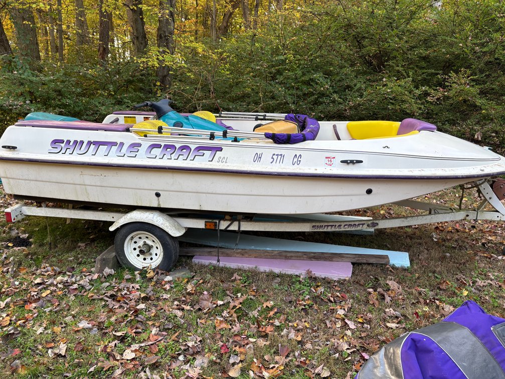 Zone 3-O- 1998 Shuttle Craft SCL Boat, Shuttle Craft Trailer, Yamaha Jet Ski