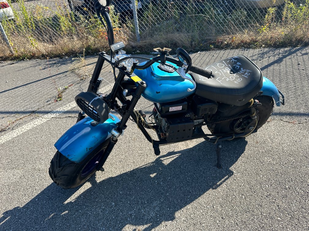 Blue Baja Motorcycle
