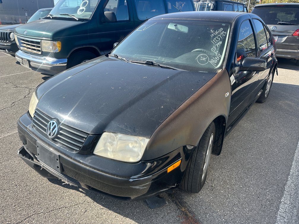 2001 Black Volkswagen Jetta