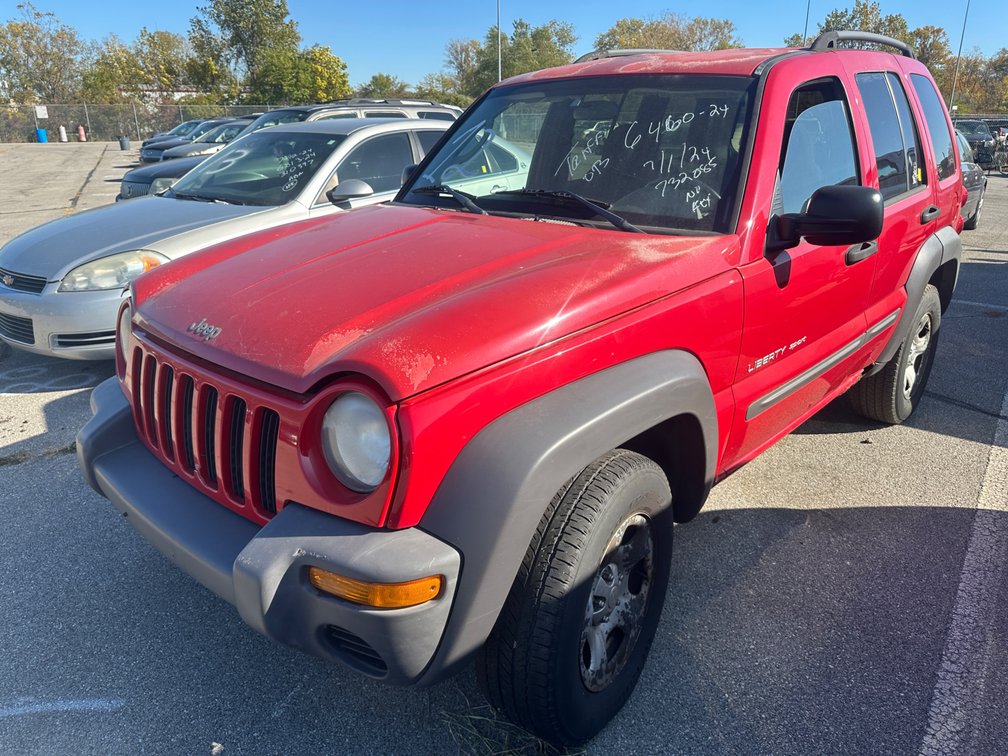 2003 Red Jeep Liberty